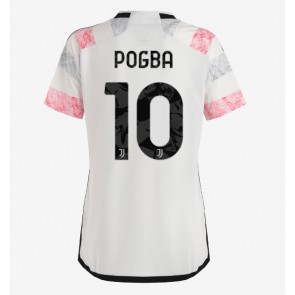 Juventus Paul Pogba #10 kläder Kvinnor 2023-24 Bortatröja Kortärmad